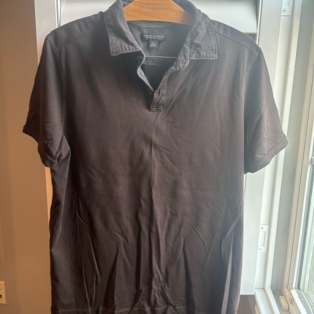 Banana Republic brown polo L